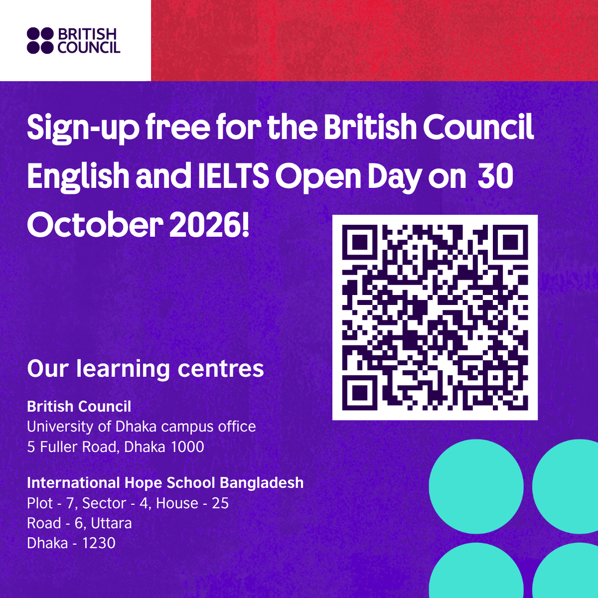 Sign-up for the English & IELTS Open Day for free!